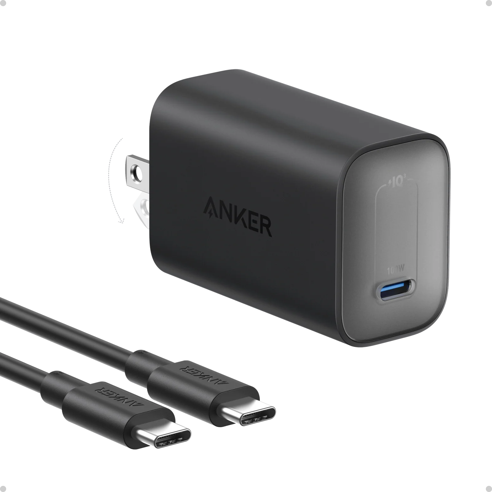 Anker Nano Charger (100W) with USB-C Cable